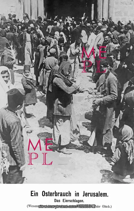 : Easter celebration in Jerusalem, 1913 : Easter celebration in Jerusalem, 1913