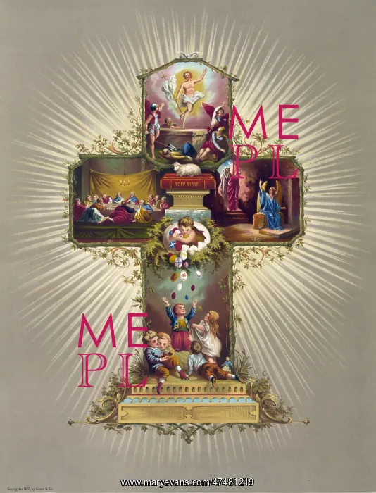 : Easter cross : Easter cross