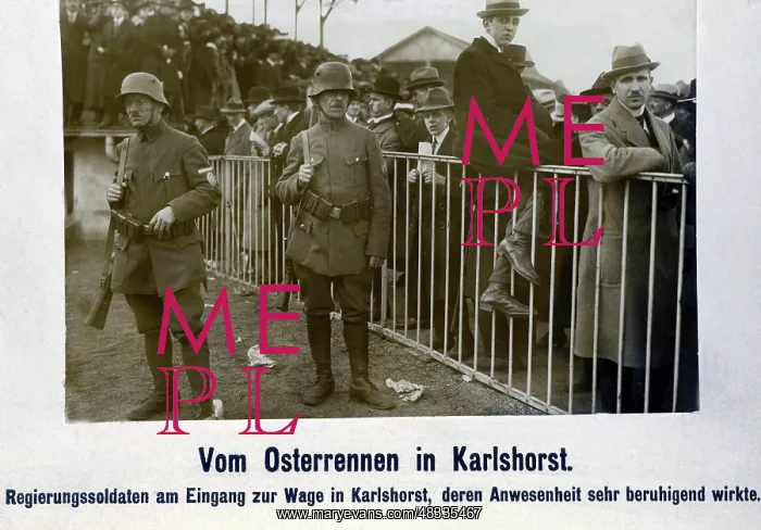 : Easter race in Karlshorst, 1919 : Easter race in Karlshorst, 1919