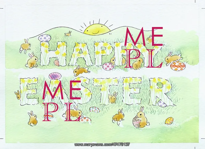  : Easter scene