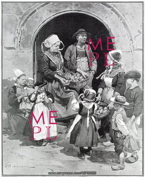: Easter Sunday in Brittany 1908 : Easter Sunday in Brittany 1908