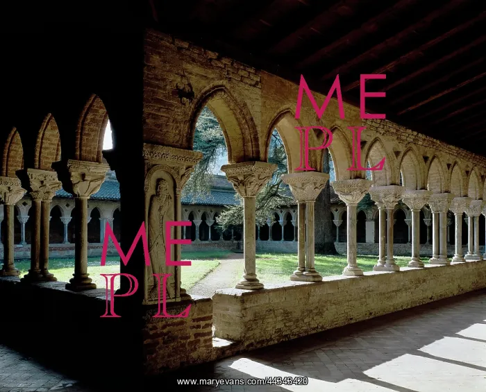 : Eastern side of the cloisters : Eastern side of the cloisters