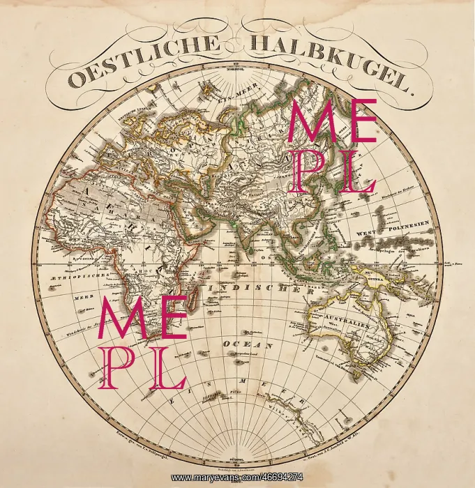 : Eastern hemisphere, 1860 : Eastern hemisphere, 1860