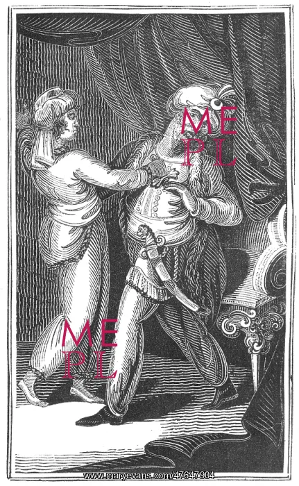 : Eastern nobleman or prince stabbed in the heart : Eastern nobleman or prince stabbed in the heart