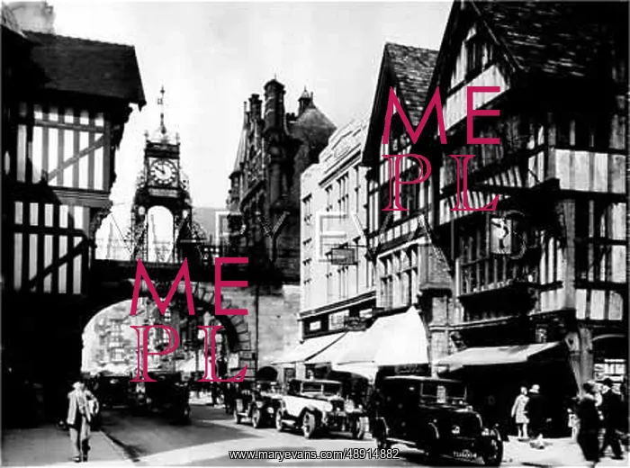 : EASTGATE, CHESTER 1920S : EASTGATE, CHESTER 1920S