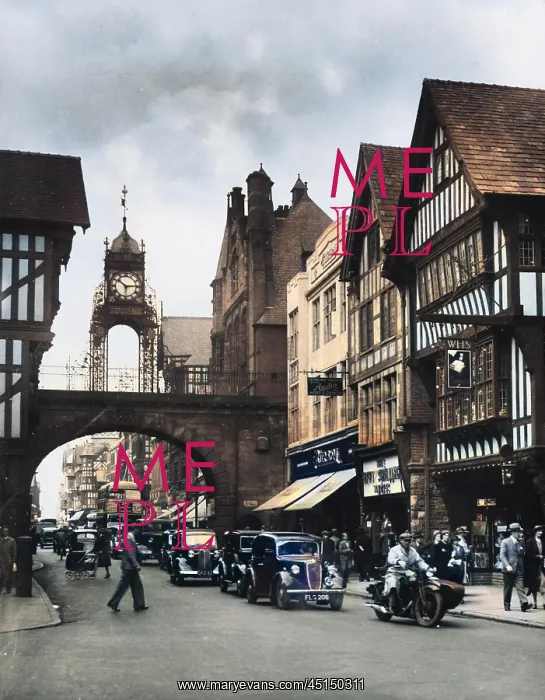 : Eastgate, Chester, England : Eastgate, Chester, England