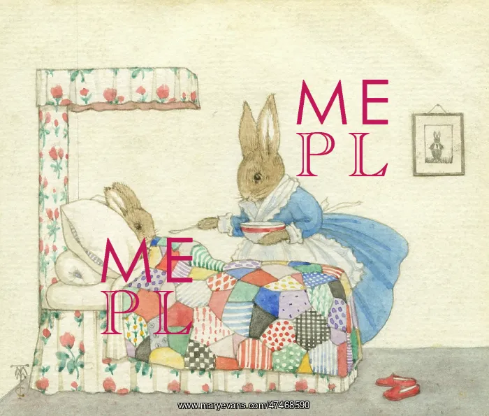 : Eat Up, Now! ? rabbit in bed : Eat Up, Now! ? rabbit in bed