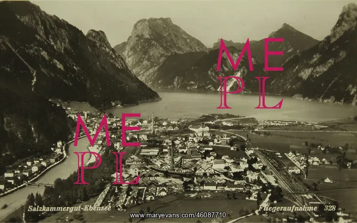 : Ebensee at Traunsee. About 1935. Photograph : Ebensee at Traunsee. About 1935. Photograph