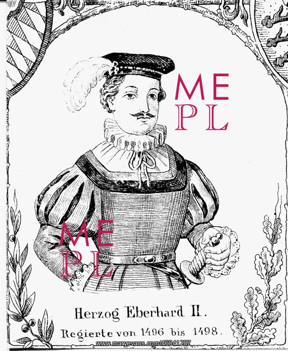 : Eberhard II the Jarrer, past 1315 - 15.3.1392 : Eberhard II the Jarrer, past 1315 - 15.3.1392