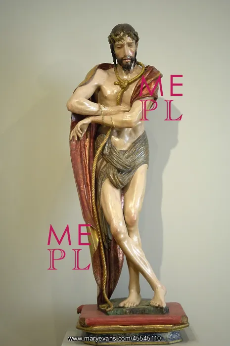 : Ecce Homo, 1525. Polychrome sculpture by Alonso : Ecce Homo, 1525. Polychrome sculpture by Alonso