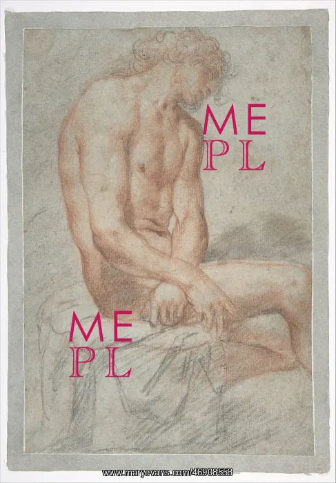 : Ecce Homo, 1666?75, Red chalk and charcoal on : Ecce Homo, 1666?75, Red chalk and charcoal on