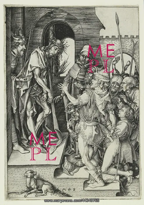 : Ecce Homo by Martin Schongauer : Ecce Homo by Martin Schongauer