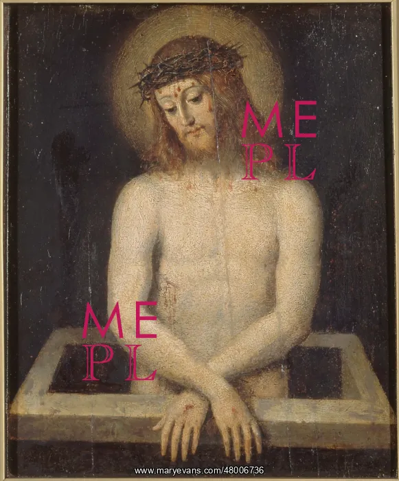 : Ecce Homo. Italian school (XVIth century), anonymous. Oil on wood : Ecce Homo. Italian school (XVIth century), anonymous. Oil on wood