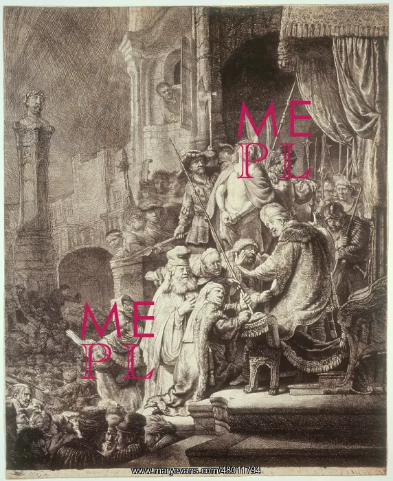 : Ecce homo. Harmensz Van Rijn Rembrandt (1606-1669) : Ecce homo. Harmensz Van Rijn Rembrandt (1606-1669)