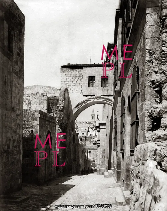  : Ecce Homo Arch, Jerusalem, circa 1880s