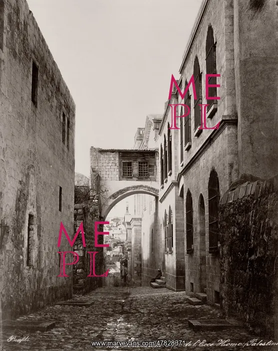 : Ecce Homo arch, Jerusalem, Palestine, (Israel) c.1880s : Ecce Homo arch, Jerusalem, Palestine, (Israel) c.1880s