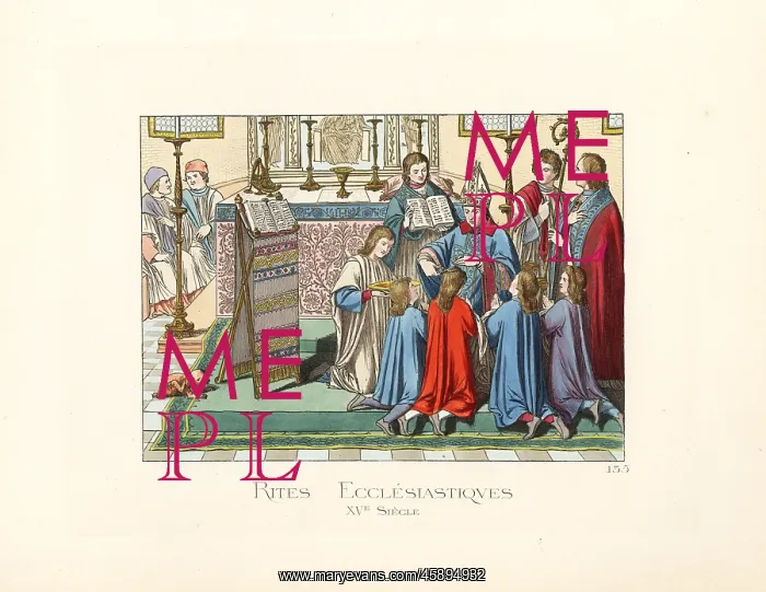 : Ecclesiastical rite of tonsure, 15th century : Ecclesiastical rite of tonsure, 15th century