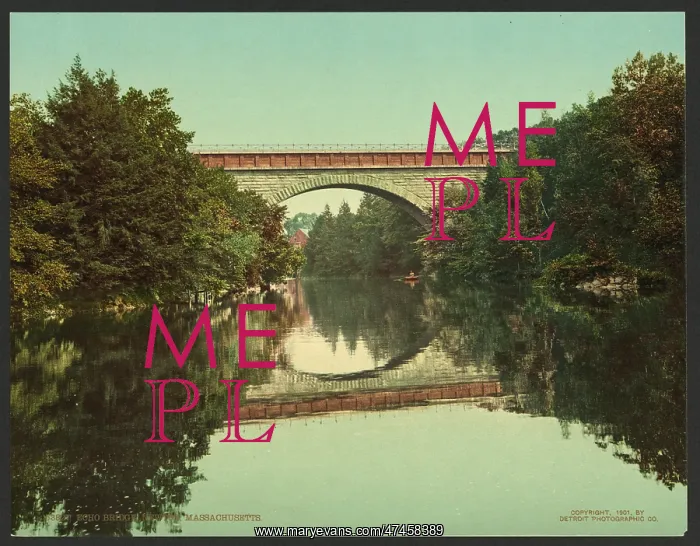 : Echo Bridge, Newton, Massachusetts : Echo Bridge, Newton, Massachusetts