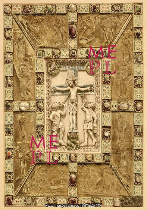 : ECHTERNACH BIBLE COVER : ECHTERNACH BIBLE COVER