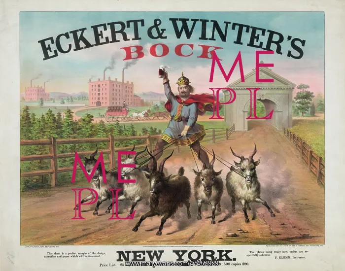 : Eckert & Winter's Bock - New York : Eckert & Winter's Bock - New York