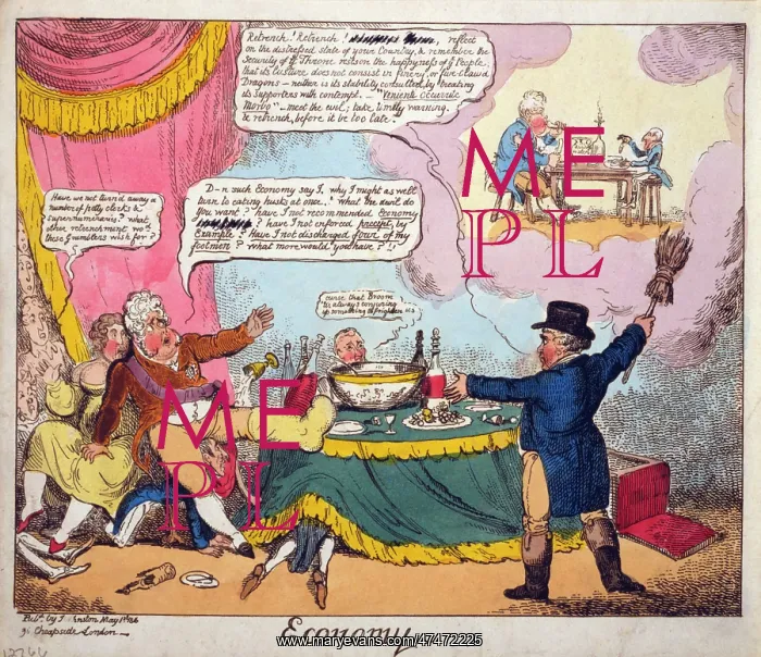 : Economy. Brougham, in the guise of John Bull, appears to the Regent : Economy. Brougham, in the guise of John Bull, appears to the Regent