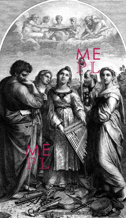 : The Ecstasy of St Cecilia, after Raphael : The Ecstasy of St Cecilia, after Raphael