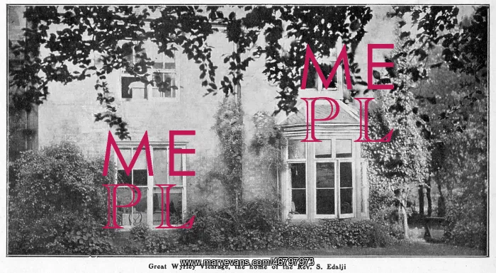 : The Edalji Case - Great Wyrley Vicarage : The Edalji Case - Great Wyrley Vicarage