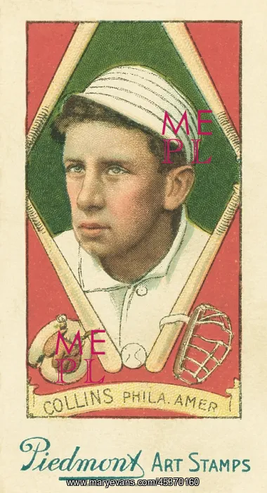 : Eddie Collins, 1914 baseball card published : Eddie Collins, 1914 baseball card published