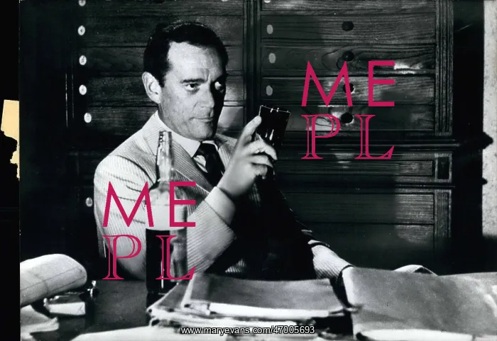 : Eddie Constantine, film actor, as FBI agent : Eddie Constantine, film actor, as FBI agent