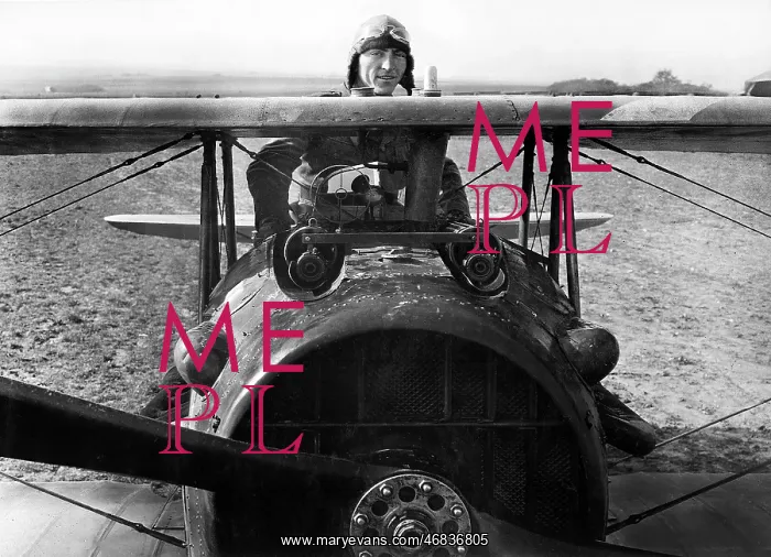 : Eddie Rickenbacker - fighter pilot - U.S. Army - World War I : Eddie Rickenbacker - fighter pilot - U.S. Army - World War I
