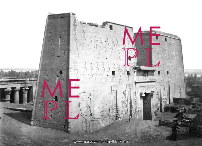  : Edfou, the Great Pylon c1857