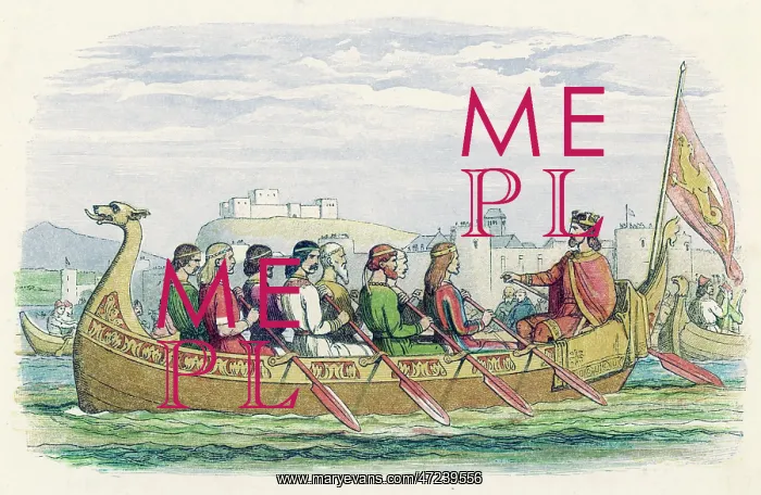 : Edgar rowed down the River Dee : Edgar rowed down the River Dee