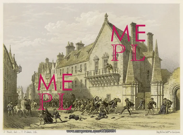 : EDINBURGH / CANONGATE / 1840 : EDINBURGH / CANONGATE / 1840