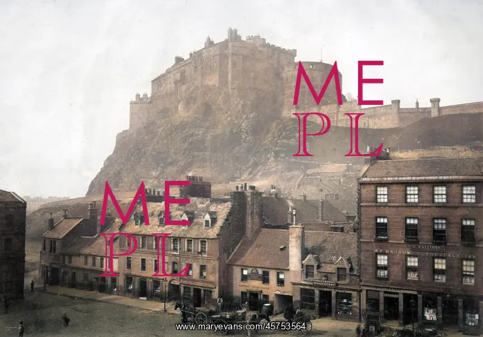  : Edinburgh Castle from the Grassmarket