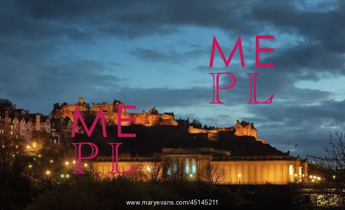 : Edinburgh Castle and Scottish National Gallery : Edinburgh Castle and Scottish National Gallery