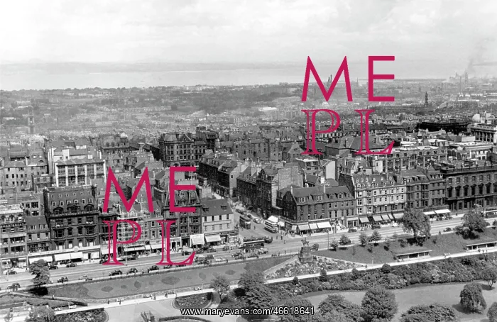  : Edinburgh, the City and Firth of Forth c1950