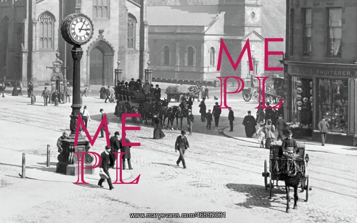  : Edinburgh, the Clock, Hope Street 1897