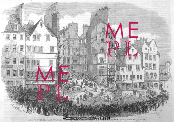 : EDINBURGH HOUSE COLLAPSE : EDINBURGH HOUSE COLLAPSE