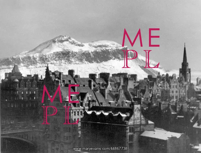 : EDINBURGH IN THE SNOW : EDINBURGH IN THE SNOW