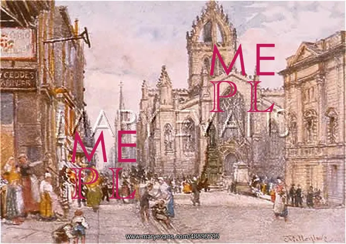 : EDINBURGH / ST GILES 1904 : EDINBURGH / ST GILES 1904