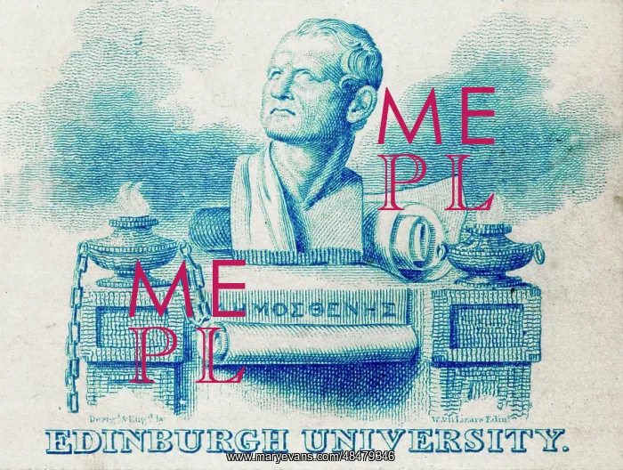 : Edinburgh University, bust of Demosthenes : Edinburgh University, bust of Demosthenes