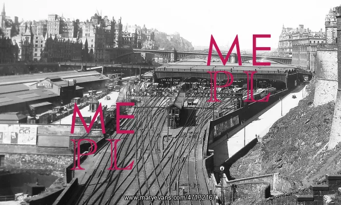  : Edinburgh Waverley Station Victorian period