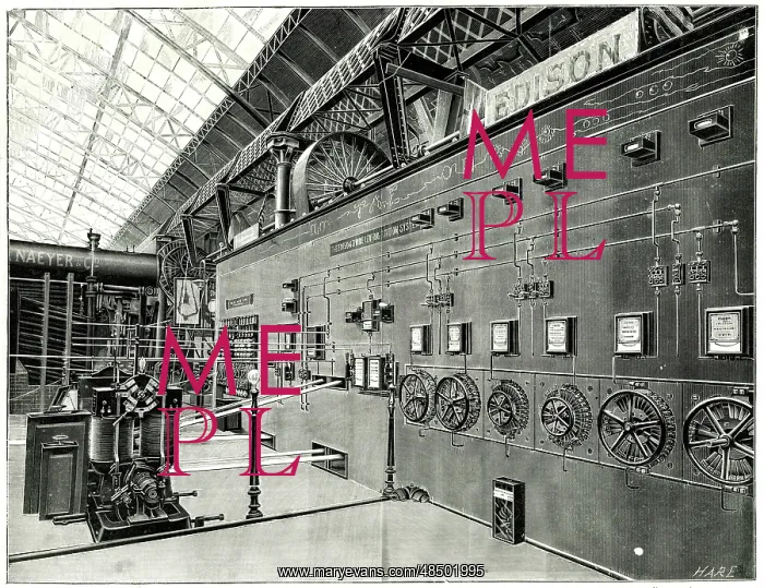 : Edison Electric Lighting, Paris Exhibition of 1889 : Edison Electric Lighting, Paris Exhibition of 1889