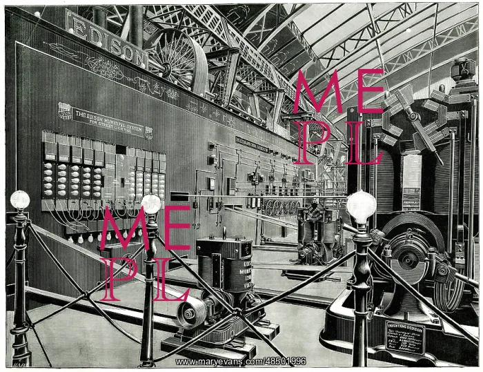 : Edison Electric Lighting, Paris Exhibition of 1889 : Edison Electric Lighting, Paris Exhibition of 1889