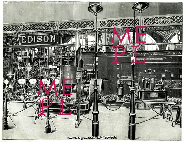 : Edison Electric Lighting, Paris Exhibition of 1889 : Edison Electric Lighting, Paris Exhibition of 1889