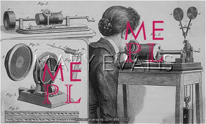 : EDISON'S 1878 PHONO : EDISON'S 1878 PHONO