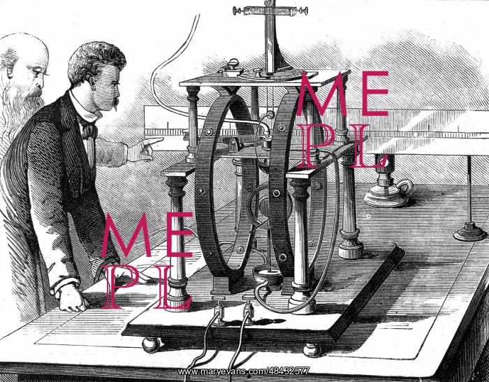 : Edison's improved form of JW Trowbridge's electric : Edison's improved form of JW Trowbridge's electric