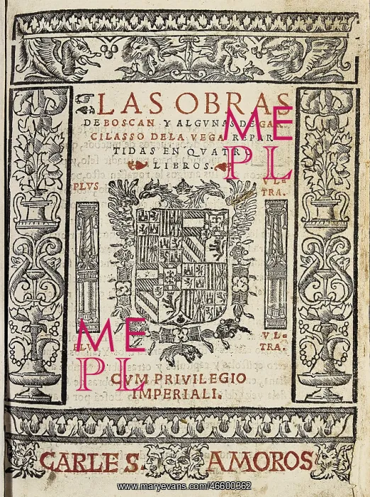: Edition of the works by Juan Boscan and some : Edition of the works by Juan Boscan and some