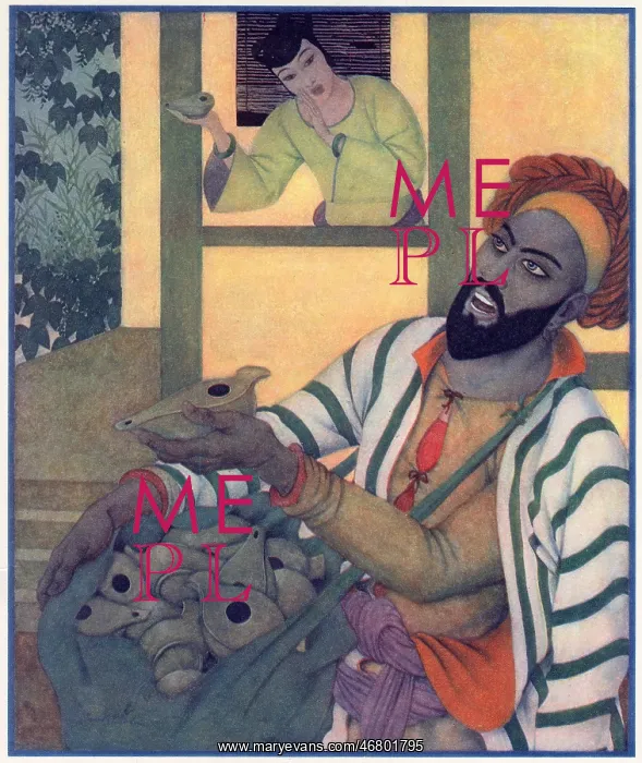 : Edmund Dulac - Characters of the Arabian Nights : Edmund Dulac - Characters of the Arabian Nights