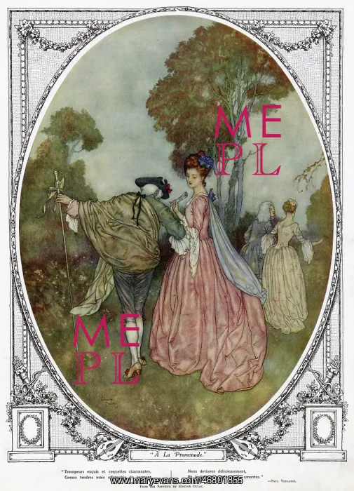 : Edmund Dulac - a la promenade : Edmund Dulac - a la promenade